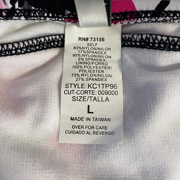 Kenneth Cole New York Rose Print Swim Bottom - Picture 7 of 7